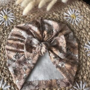 turban bohémien vintage floral